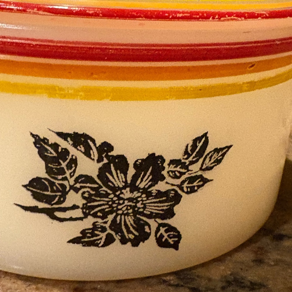 Vintage Hazel-Atlas Platonite Refrigerator Grease Drippings Utility Jar with Lid - Picture 5 of 8